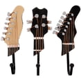 thumbnail image 1 of Miangastore 3Pcs Decorative Resin Guitar Shape Hooks Wall Hook Home Music Decorations, 1 of 9