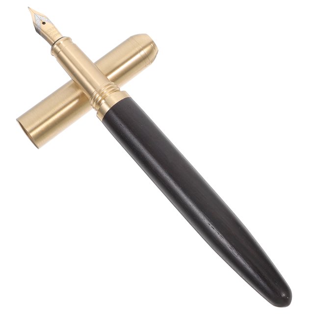 Stylo Calligraphie en Bois Stylo Plume Portable Stylo Écriture Stylo Calligraphie Réutilisable Petit Stylo Stylo Plume Étudiant