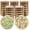 12.5x12.5x2.3 Inch/Gold, variant on 30 Pack 10 Inch Plastic Serving Tray with Lids, Catering Trays with Lids, Party Tray with Lids Large Sandwich Trays for Parties with Lid for Takeout Food Catering Picnic(Gold)