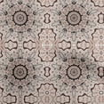thumbnail image 1 of oneOone Viscose Chiffon Brown Fabric Moroccan Mosaic Sewing Fabric By The Yard Printed Diy Clothing Sewing Supplies 42 Inch Wide, 1 of 5