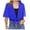 Blue, variant on HCYSFG Womens Tie Front Cardigan Cropped Sheer Short Sleeve Open Front Design Lightweight Shrug Summer Vacation Layering Bolero