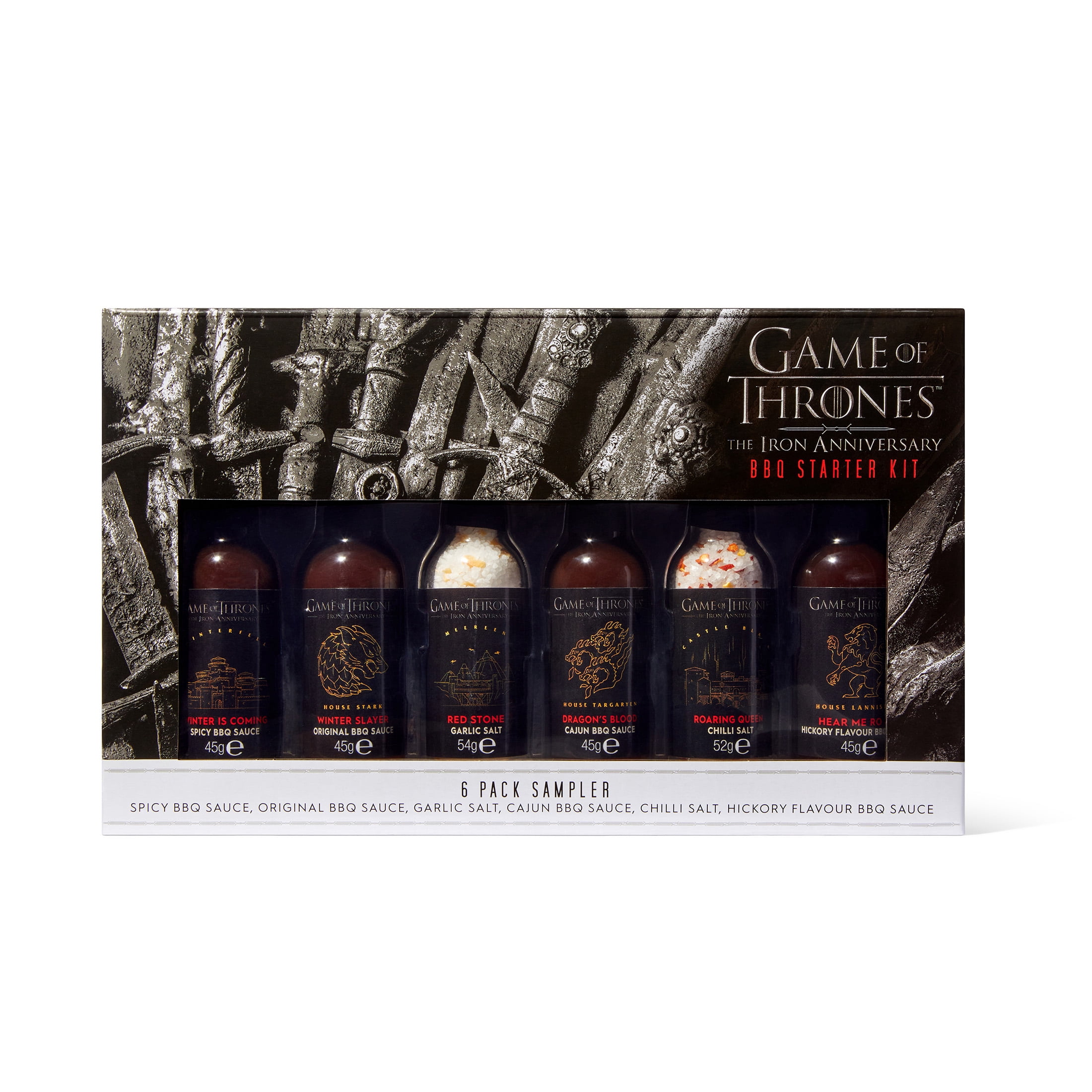 Game Of Thrones, BBQ Sampler Gift Set, 6-Pack - Walmart.com