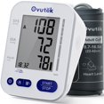 thumbnail image 1 of Tensiómetros OVUTEK para uso doméstico, compatibles con FSA y HSA. Brazalete grande con 240 memorias para 2 usuarios. Tensiómetro de brazo. Monitor de presión arterial preciso con baterías y cable tip, 1 of 5