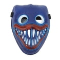 thumbnail image 4 of Máscara LED de Halloween iluminada aterradora juego de cosplay accesorios de fiesta para hombres mujeres niños niñas azul oscuro, 4 of 8