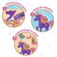 thumbnail image 3 of Kit de pintura de juguete Imagimake Window Art Unicorn Girls 8-13, 3 of 9