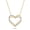 Yellow Gold Vermeil Plated Silver, variant on Cali Trove Diamond Heart Pendant Necklace 1/10 Ct Natural Diamonds 925 Sterling Silver Symbol of Love Everyday Jewelry Gift for Her