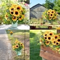 thumbnail image 3 of Ramos de girasoles artificiales ShuxiuWang 2 ramos 7 flores Por ramo, 3 of 5