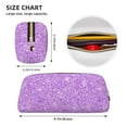 thumbnail image 4 of Rocae Lilac Glittering for Multifunctional Pen Organizer with Zipper Closure, Ideal for Tools, Gadgets, Cosmetics, Stationary,Travel Accessary, 4 of 5