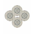 thumbnail image 7 of 13 Inch Round Placemats Set of 4, Beige Green Boho Non Slip Heat Insulation PP Table Mats, Medieval Vintage Ethnic Floral Abstract Washable Place Mats for Kitchen Dining Party Table Decor, 7 of 7