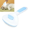 thumbnail image 5 of NFTIGB Pet Grooming Brush One Key Self Cleaning Slicker Tool Removes Mats Tangles Loose Fur for Dogs and Cats Blue 9.45 inches / 24 cm Massage Deshedding, 5 of 9