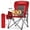 Red, variant on Sophia & William 2-Pack Oversized Camping Chair Heavy Duty High Back Camping Chairs 500lbs Capacity Folding Lawn Chairs with Cup Holder, Portable for Outdoor, Beach and Picnic, Blue