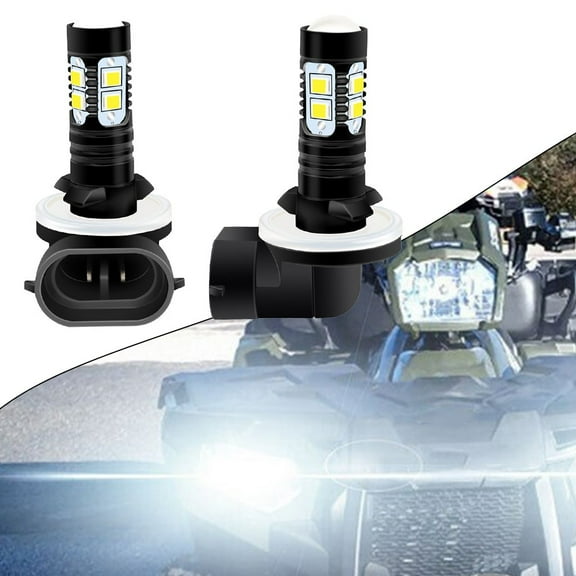 2Pcs /886/889 Led Headlight Bulbs for Polaris for Sportsman 300 400 450 White