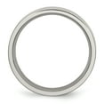 thumbnail image 2 of Titanium 6mm Ring Man Wedding Classic Flat  For Dad Mens  For Him, 2 of 10
