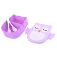 thumbnail image 2 of MesaSe Hi FANCY Cartoon Owl Food Fruit Storage Container Portable Bento Box Picnic Container Lunchbox, 2 of 4