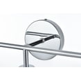 thumbnail image 4 of Hanson 3 lights bath sconce in black with frosted shade, 4 of 7