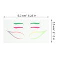 thumbnail image 2 of 4Sets Colorful Eyeliner Stickers Waterproof Eye Line Stickers Eye Makeup Tool, 2 of 8