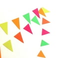 thumbnail image 3 of Hanging Garland Fluorescent Triangle Paper Banner Party Garland Hanging Decor, 3 of 9