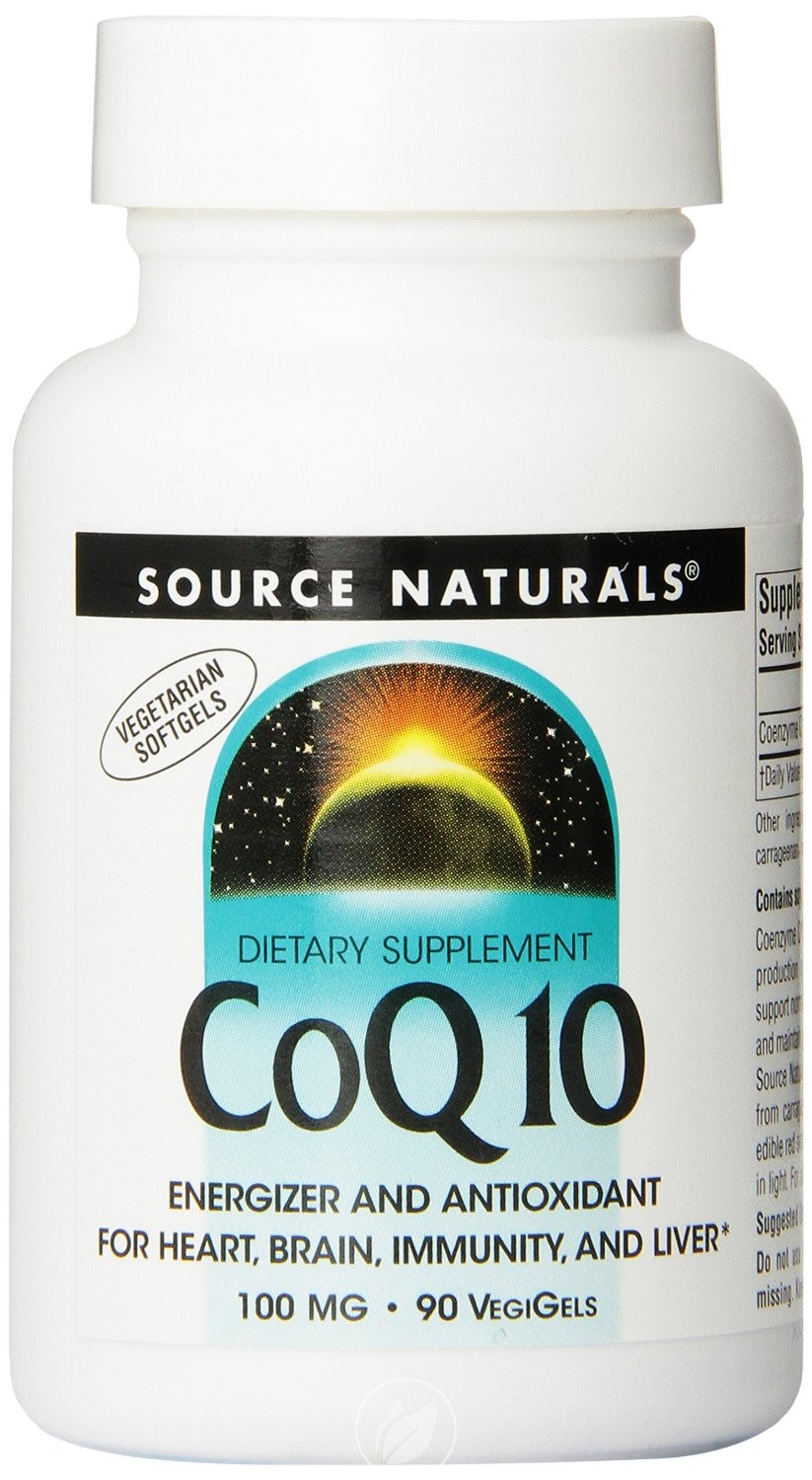 Coenzyme Q10 90 SG by Source Naturals, Pack of 2
