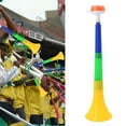 thumbnail image 2 of CEORPER Cheer Plastic Horn Big Horn Football Game Fans Cheerleading Props Vuvuzela Kid Trumpet Fans Horn New Cheering Props, 2 of 8