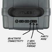 Turtlebox Cub Gray Portable Bluetooth Speaker