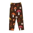 thumbnail image 4 of Junzan Woodland Mushroom Women'S Pajama Pants Drawstring Comfy Sleep Bottoms With Pockets, 4 of 9