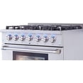 thumbnail image 6 of Thor 36 Dual Fuel Range - HRD3606ULP, Pre-Converted Propane 36 in. 5.2 cu. ft. Oven Dual Fuel Range in Stainless Steel, 6 of 8