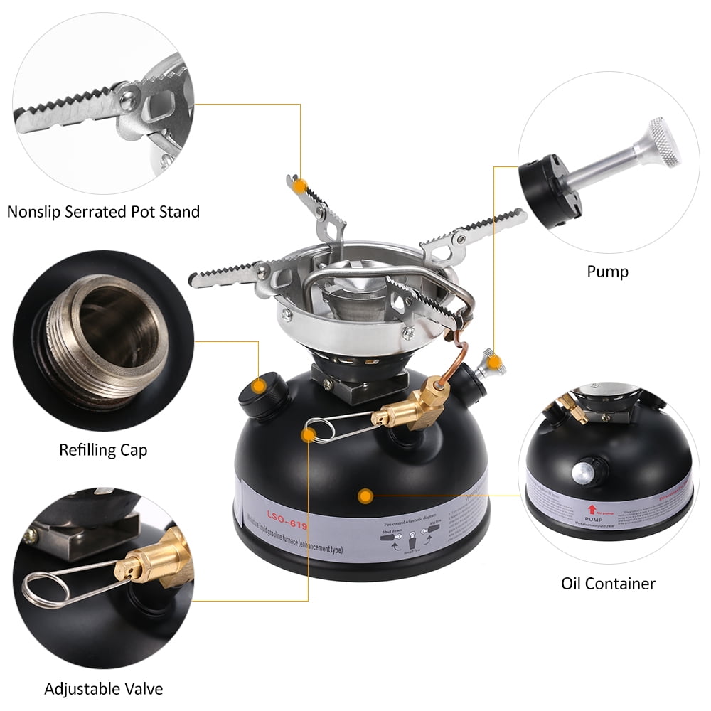 Folding Gasoline Stove,Oil Stove Siuke Stove Portable Fuel Diesel Oil Stove Liquid Fuel Stove Huiop Portable