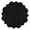 Black, variant on Sherry Kline Tufted Petals black 32" Round Bath Rug