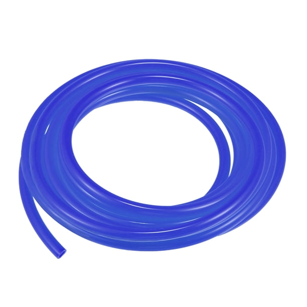 Manguera de línea de ventilación de combustible, 0.2 "x 157" 5 mm x 4 m Tubo de manguera de gasolina de línea de gas Universal para ATV Dirt Bike Go Kart Poliuretano duradero azul