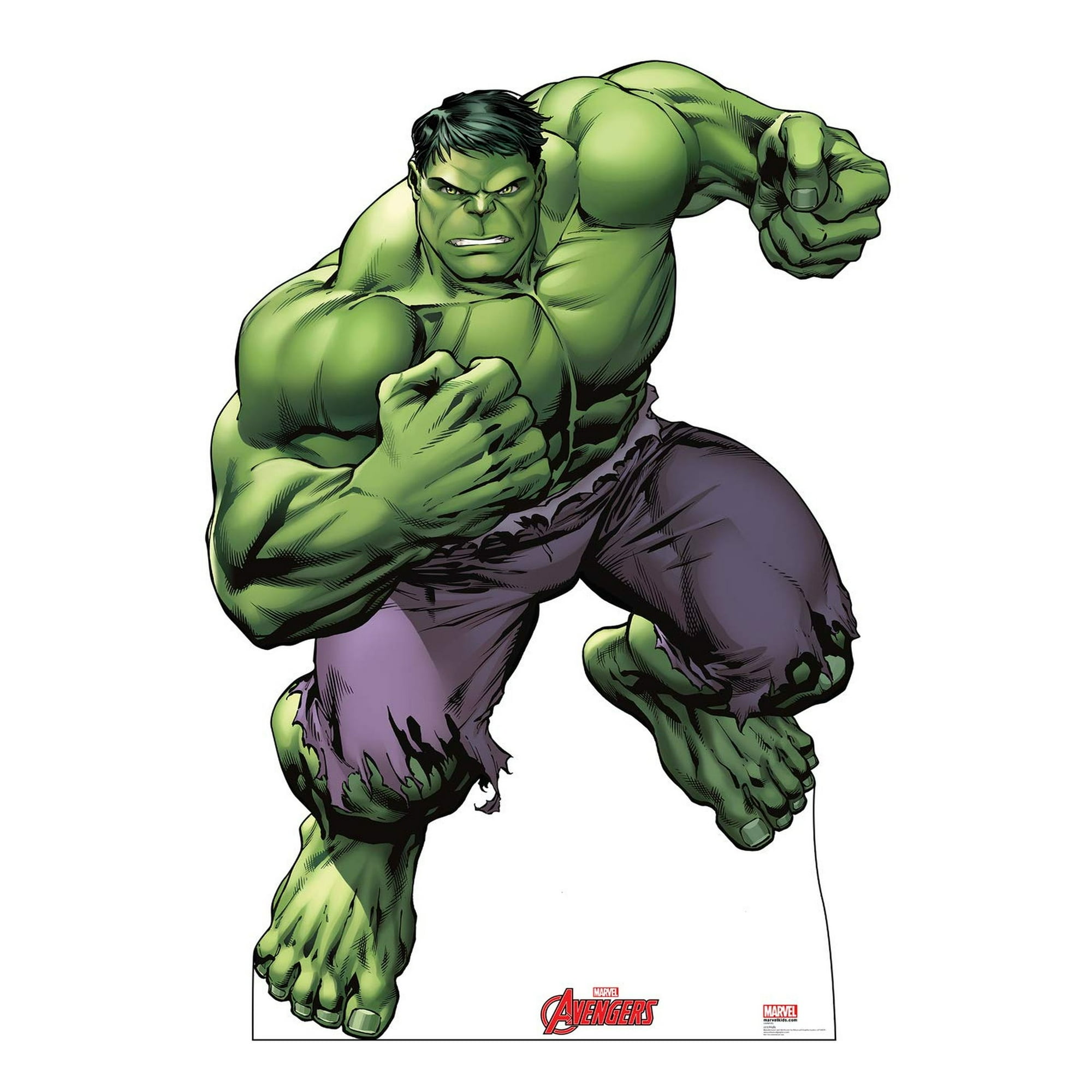 Hulk Hero Standup Life Size Cutout of Marvel's Avengers Animated