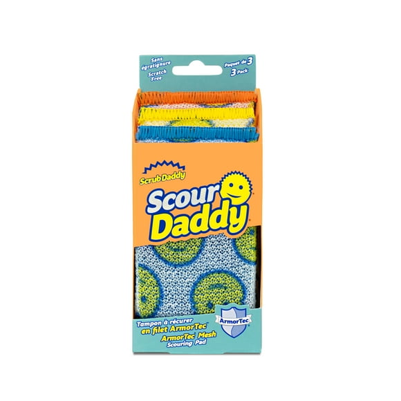 Scrub Daddy Heavy Duty Scour Daddy Scour Pads, 3-Count