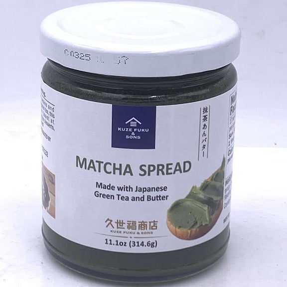 Kuze Fuku & Sons Premium Japanese Spreads - Matcha 11.1oz/(314.6g)抹茶口味面包抹酱