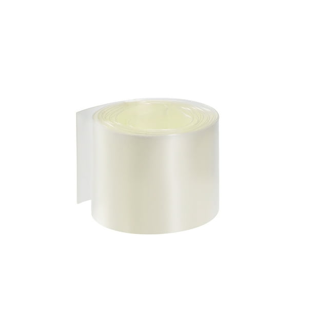 PVC Heat Shrink Tubing 50mm Flat Width Pre Cut Heat Shrink Wrap Tube for Double 18650 2m Long