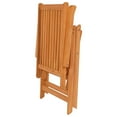 thumbnail image 3 of vidaXL Patio Chair with Cushions Outdoor Garden Furniture Solid Wood Teak, 3 of 8