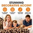 thumbnail image 4 of Cheer Collection Ultra Cozy Animal Prin t Faux Fur Reversible Throw Blanket, 4 of 5