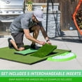 thumbnail image 3 of GoSports 5'x4' PRO Golf Practice Hitting Mat, Includes 5 Interchangeable Inserts, 3 of 7