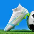 thumbnail image 5 of Botas de fútbol profesionales para hombres y mujeres, zapatos de entrenamiento de hierba, transpirables, superventas, estudiantes de alta calidad, Unisex, nuevo, 5 of 5