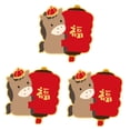thumbnail image 1 of 3 sobres rojos de año Nuevo Chino 2026, bolsas de dinero de la con dibujos animados de Hong Bao, regalos de fiesta para bodas y cumpleaños., 1 of 9