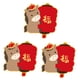 thumbnail image 1 of 3 sobres de año Nuevo Hongbao con deseos únicos de dibujos animados, paquetes rojos de la , suministros para fiestas, bodas y cumpleaños., 1 of 9