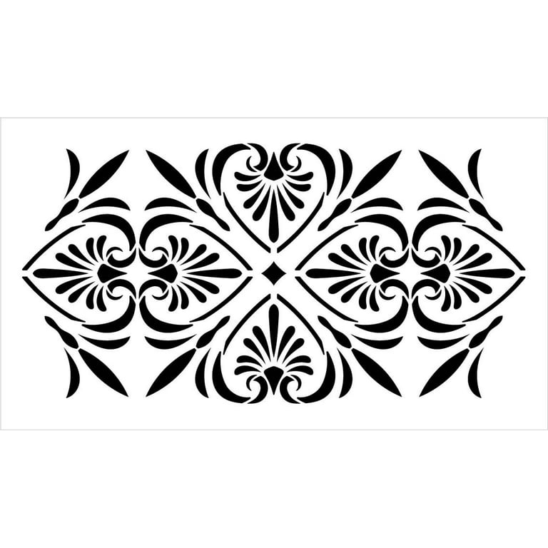 Checkerboard/Star Border Stencil Set-14 Mil Mylar-3 x 23.5 Painting/C –  Quilting Templates and More!