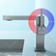 thumbnail image 4 of Grifo digital de lavabo de baño muestra la temperatura del agua grifo de fregadero caliente y frío, 4 of 10