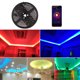 thumbnail image 3 of Tira de luz de fondo de TV LED Vevor RGB 5 m Control remoto WiFi 100-240 V, 3 of 5