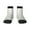 3 Black, variant on Happy Graduation Pattern Quarter Crew Socks,Toe Seamed Ankle Socks,Cotton Cushioned Breathable Athletic Crew Sports Socks
