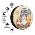 thumbnail image 5 of Gaeub Hello Summer Cute Gnome 14-17in Tire Cover, Spare Tire Cover, for Camper Caravan, Trailer, Car, Truck, SUV, Jeep - 14 inch, 5 of 9
