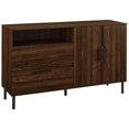 thumbnail image 2 of Walker Edison Kinley 56" Modern Detailed Door Frame Sideboard - Dark Walnut, 2 of 2