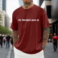 thumbnail image 2 of Wxolcjlv T-Shirt For Mens Casual Graphic Print Short Sleeve Crew Neck Comfortable Daily Wear Tee,Size XXS-6XL, 2 of 4