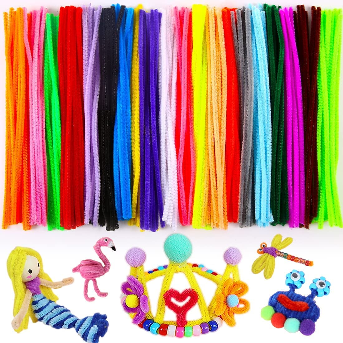 Pipe Cleaners, Pipe Cleaners Craft, Arts and Crafts, Crafts, Craft  Supplies, Art Supplies (Sky Blue)…