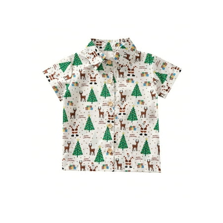 

Gupgi Christmas Baby Girls Boys Clothes Outfits Romper Dress Shirts