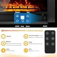 thumbnail image 6 of YODOLLA 28.5" Fireplace Electric Embedded Insert Heater with Remote Control and Timer, 6 of 10