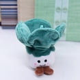 thumbnail image 3 of Cute Vegetable Doll Pendant - Corn, Cabbage, Cauliflower, Scallions Plushies Hanging Ornament with Fluffy Cartoon Stuffed Doll Design - Perfect Keyring Charms and Bag Accessories, 3 of 8